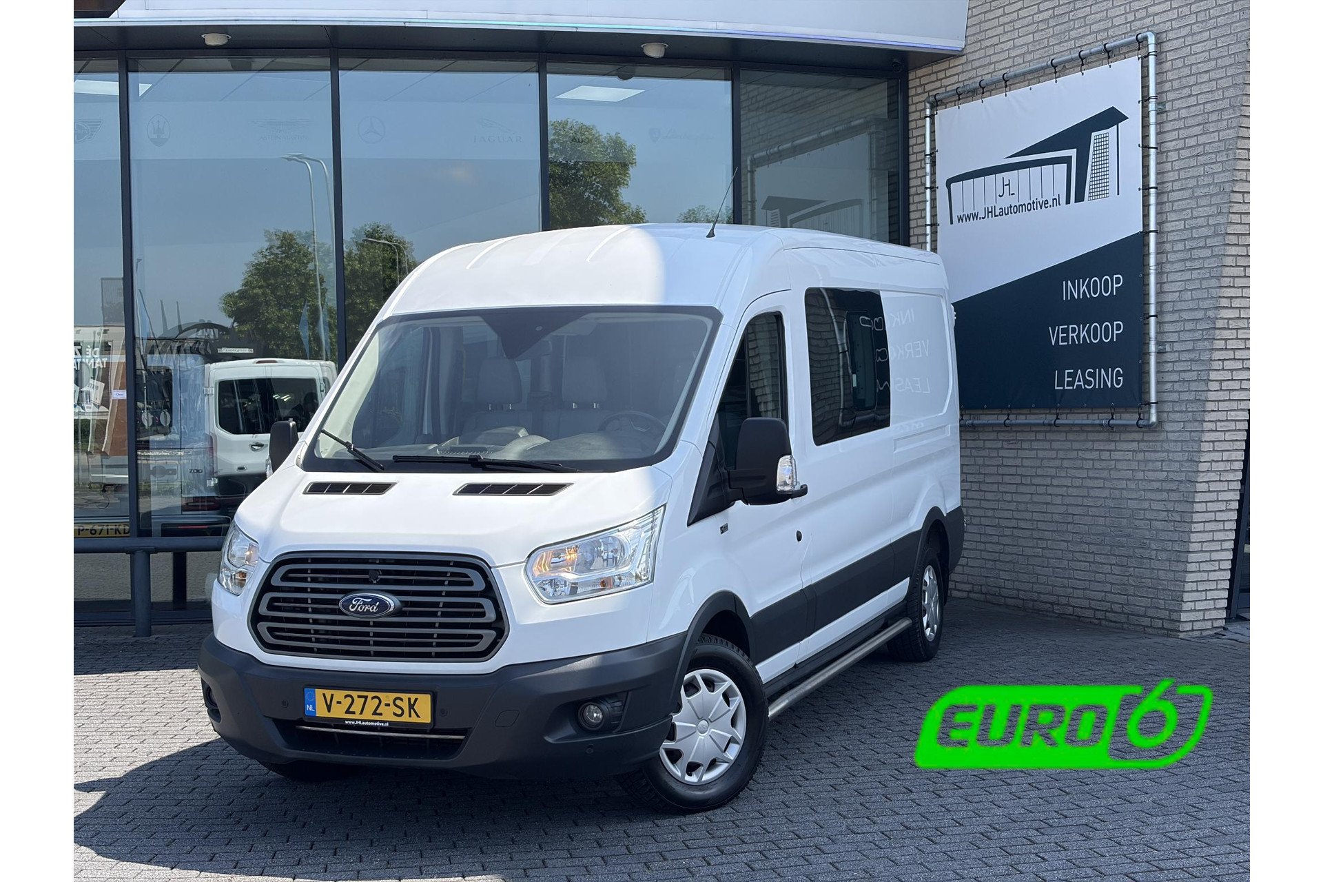 Ford Transit 330 2.0 TDCI L3H2*DC*CAM*CRUISE*SIDEBAR*LEER*6-ZIT
